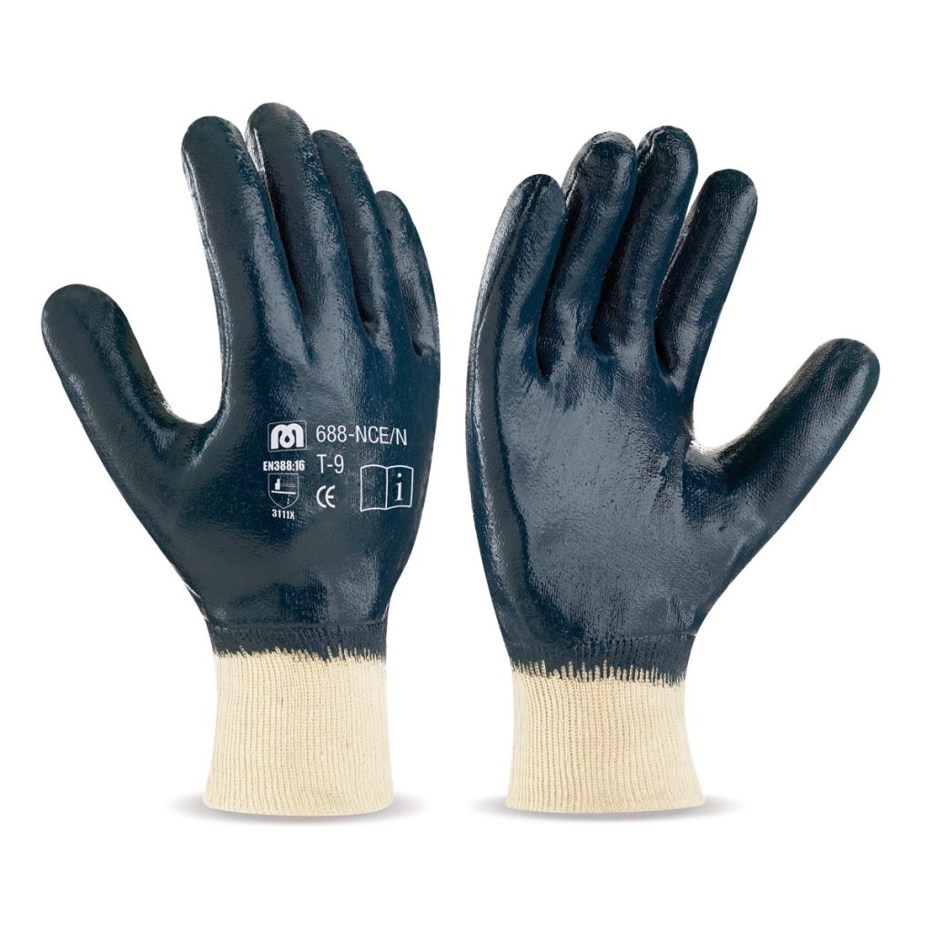 Gants De Manutention Anti-Coupures T09 - Taille 9, Dos Aéré, Manchette Élastique, Pour Travail, Bricolage, Protection