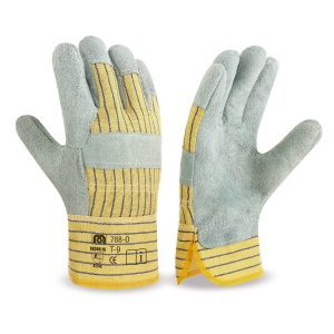 Gants américain cuir croute pas cher MARCA 788-O